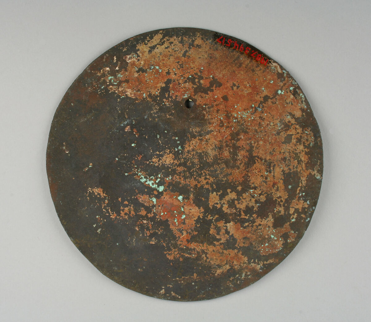 Round Plaque, Copper (hammered), gilt, Vicús