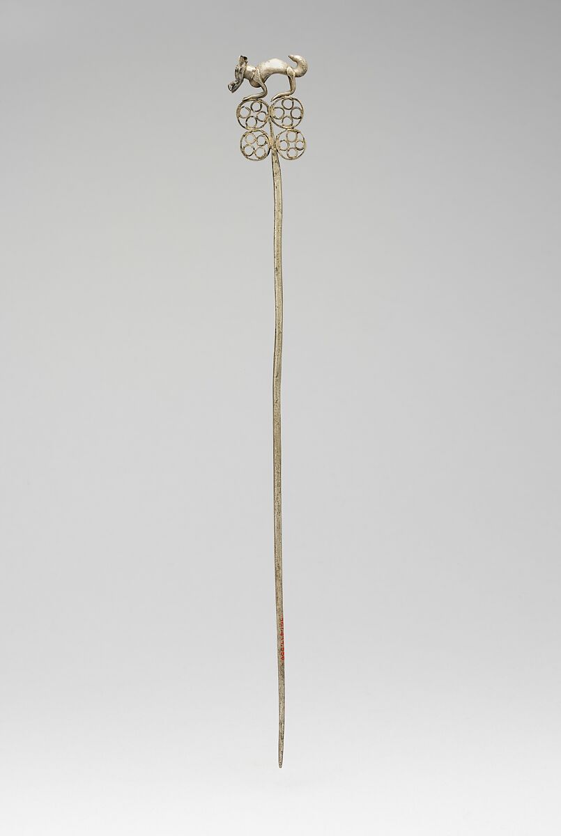 Group of pins, Silver (hammered), Chimú or Inca