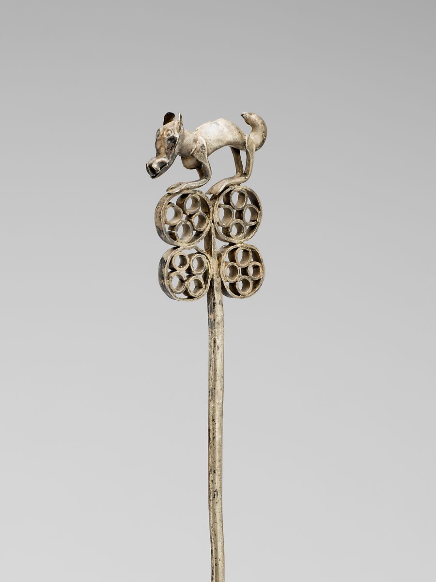 Group of pins, Silver (hammered), Chimú or Inca