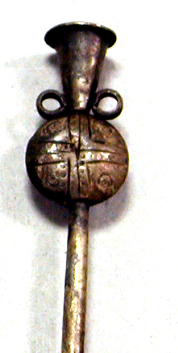 Silver Pin, Silver (hammered), Inca 