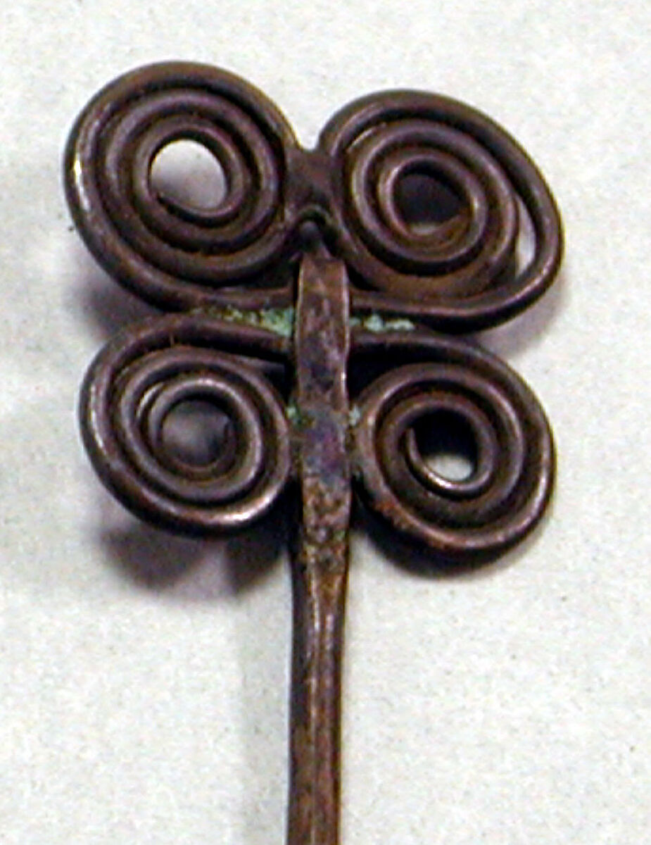Silver Pin, Silver (hammered), Inca 