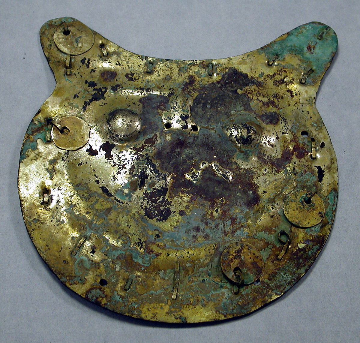 Copper Animal Plaque, Copper (hammered), Vicús 