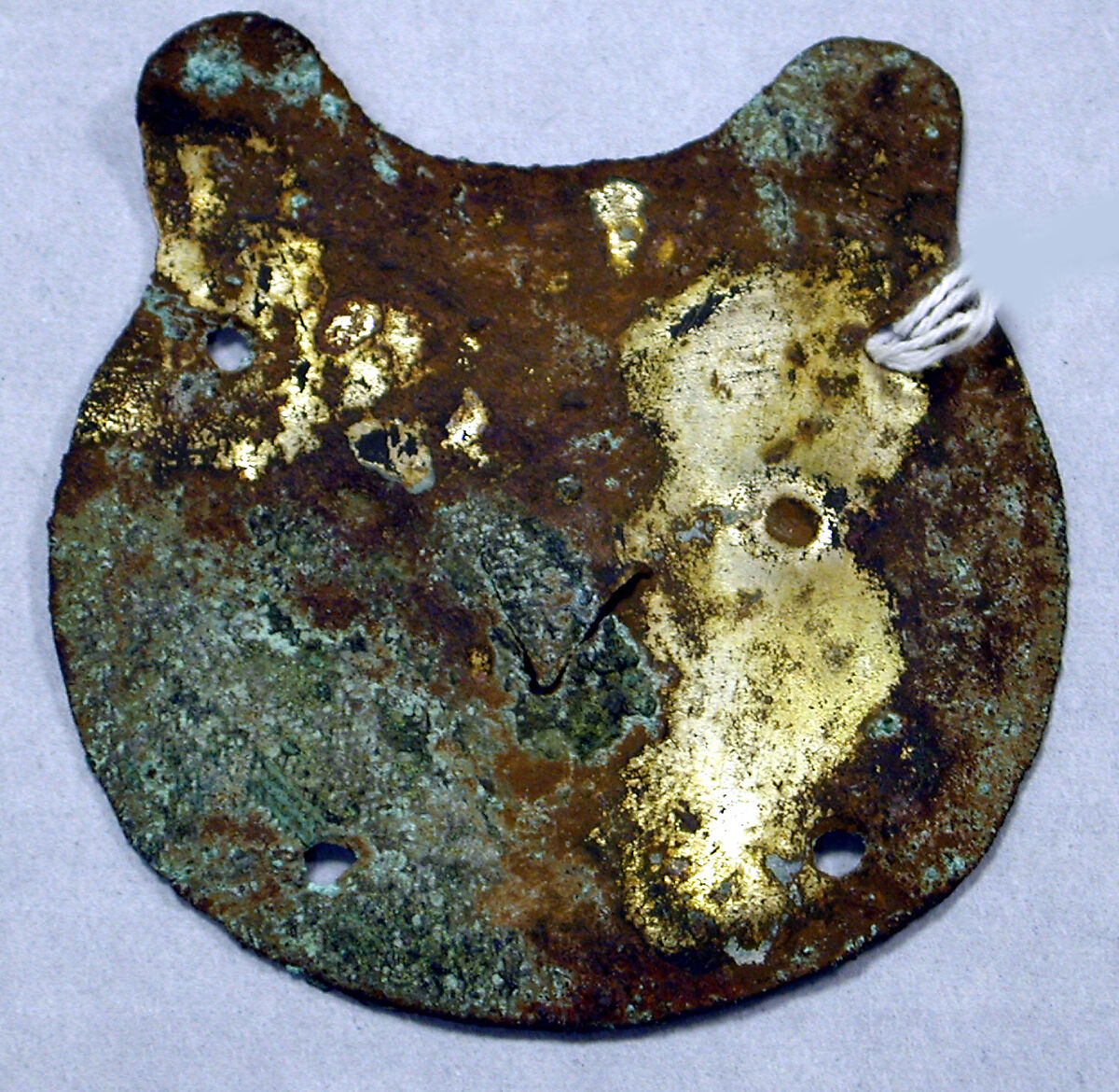 Copper Animal Plaque, Copper (hammered), Vicús 