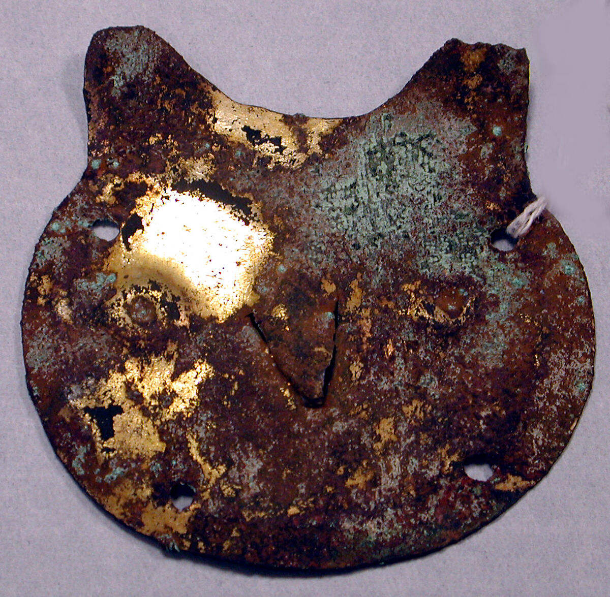 Copper Animal Plaque, Copper (hammered), Vicús 