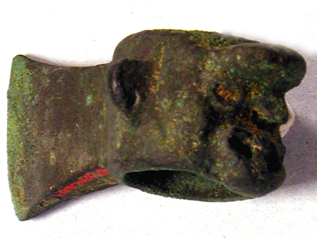 Copper Axe with Head, Copper, Peruvian 