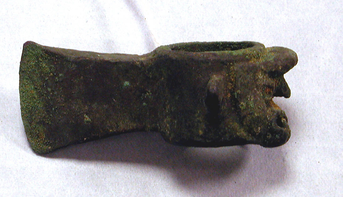 Copper Axe with Head, Copper, Peruvian