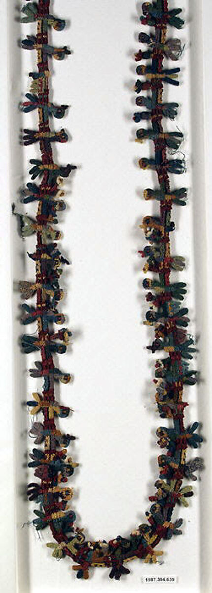 Border Fragment, Camelid hair, Nasca