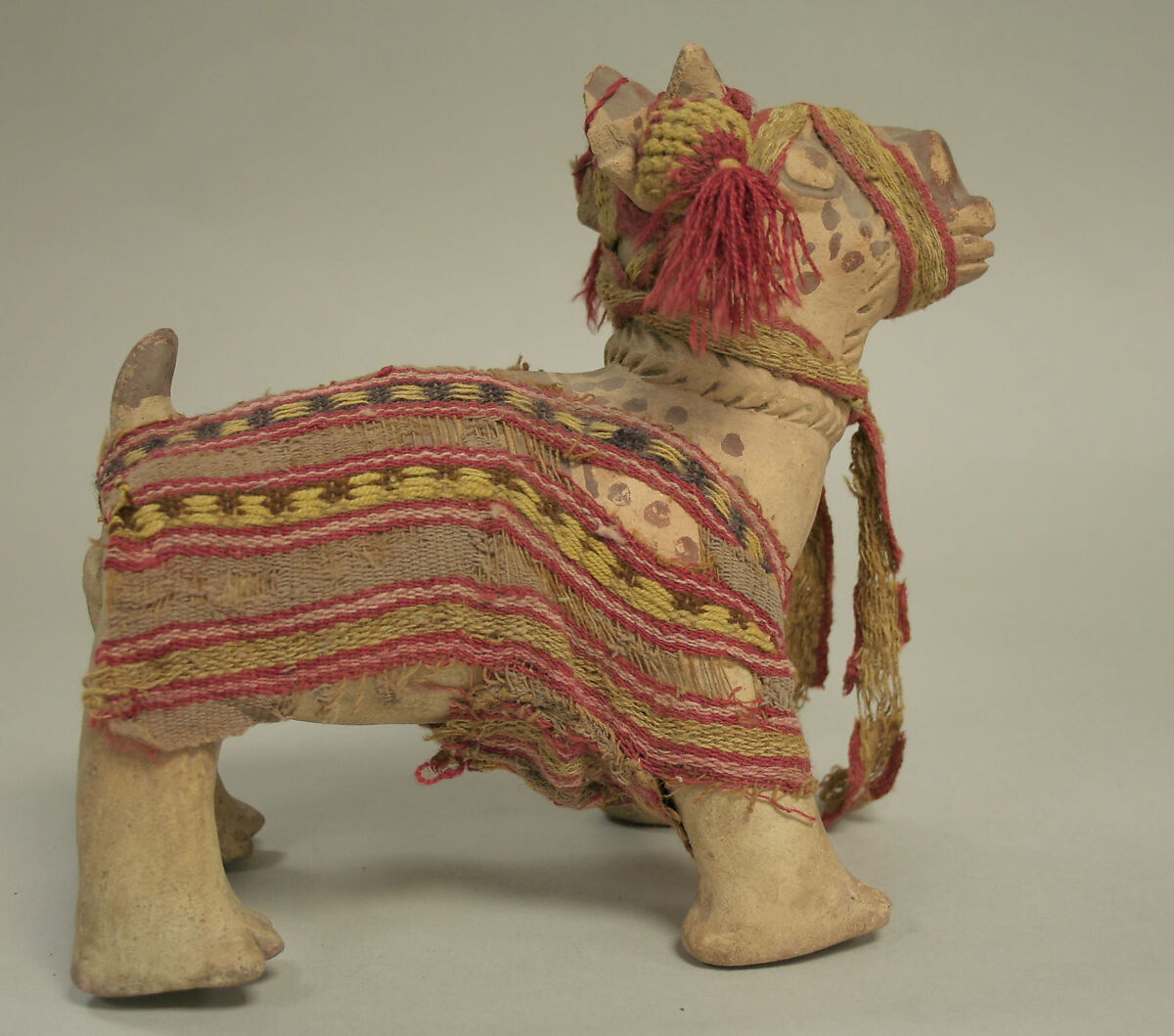 Ceramic Llama, Ceramic, cotton, Chancay