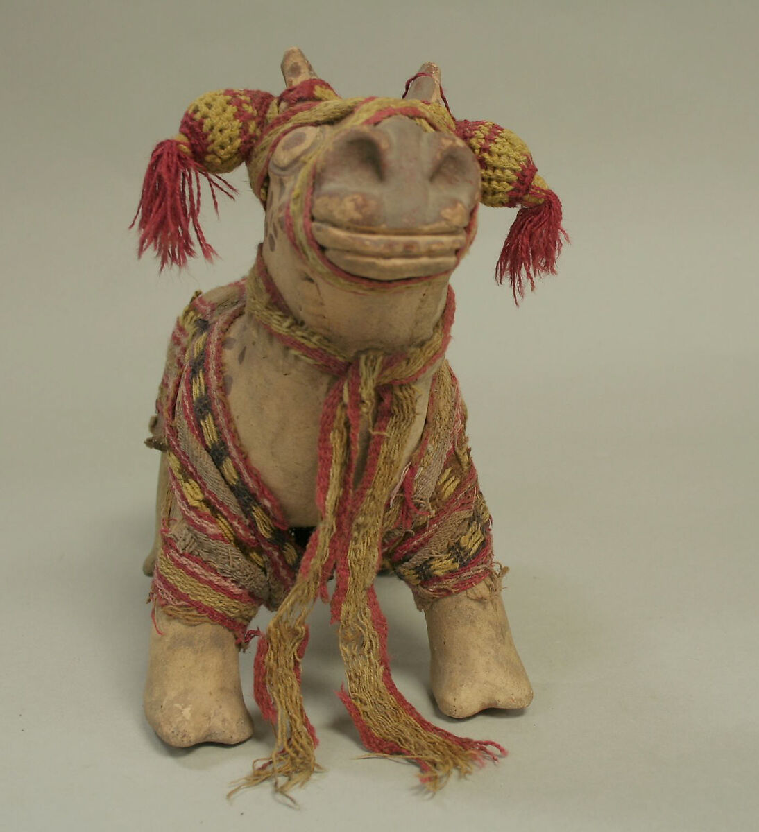 Ceramic Llama, Ceramic, cotton, Chancay