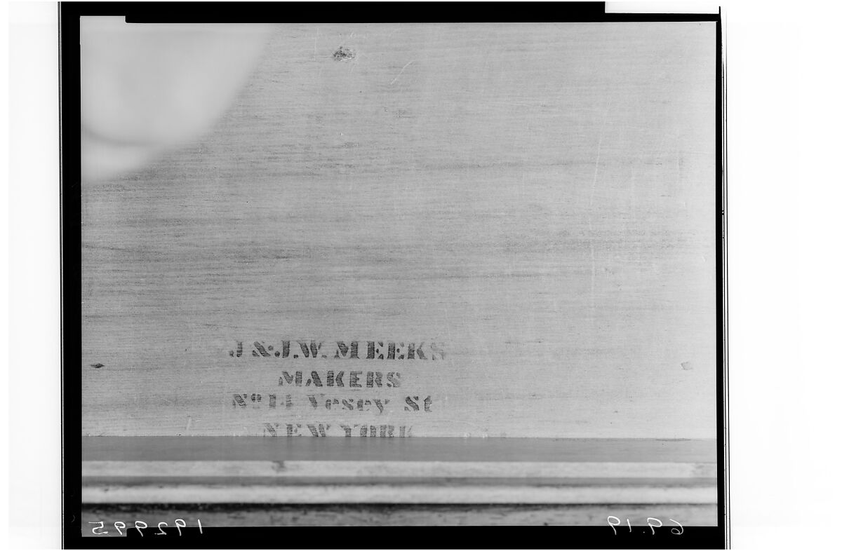 Secretary, John and Joseph W. Meeks (active ca. 1836–59), Rosewood, satinwood, poplar, pine, walnut, American