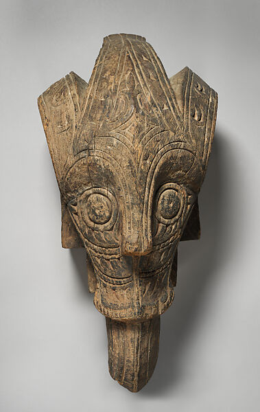 Architectural Ornament (Singa), Wood, paint, Toba Batak people 