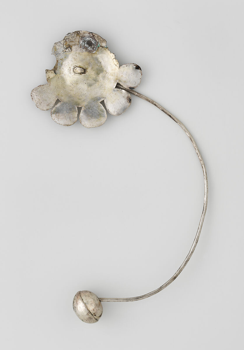 Ornament, Silver (hammered), Chimú or Chancay 