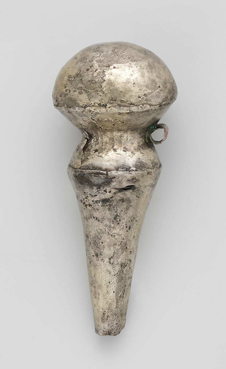 Bottle, Silver, Chimú or Chancay 