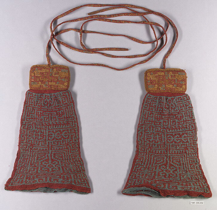 Headband with ornamental tassels, Nasca artist, Camelid hair, Nasca