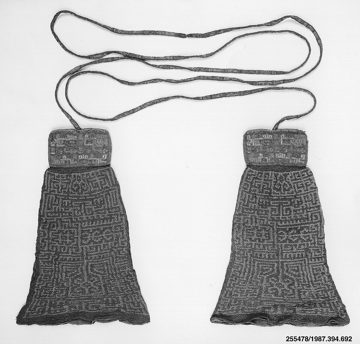 Headband with ornamental tassels, Nasca artist, Camelid hair, Nasca