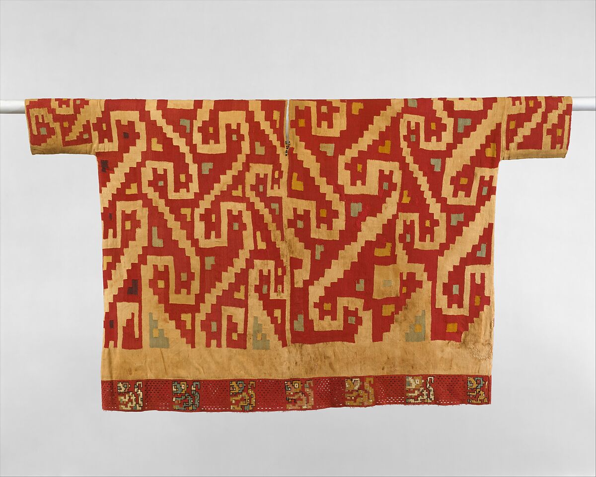 Half of a tunic from the highlands, far south of Peru, woven in