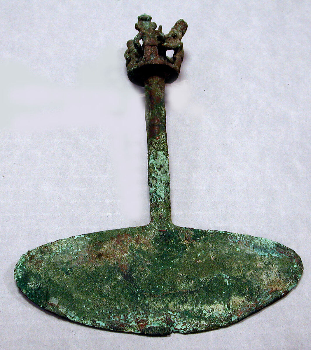 Copper Tumi with Figure, Copper, Inca 