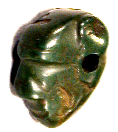 Stone Head Pendant, Stone, Costa Rica 