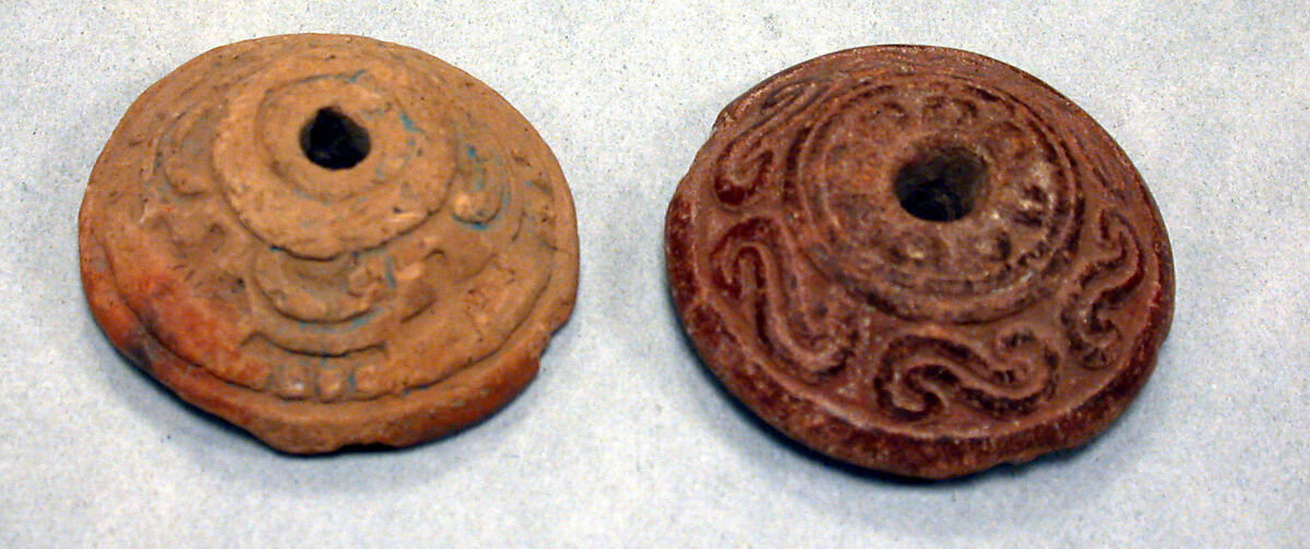 Spindle Whorl, Ceramic, Mexican