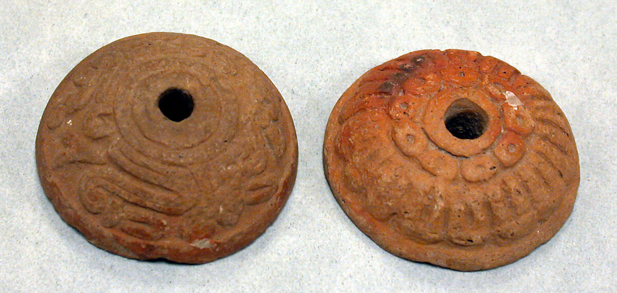 Spindle Whorl, Ceramic, Mexican