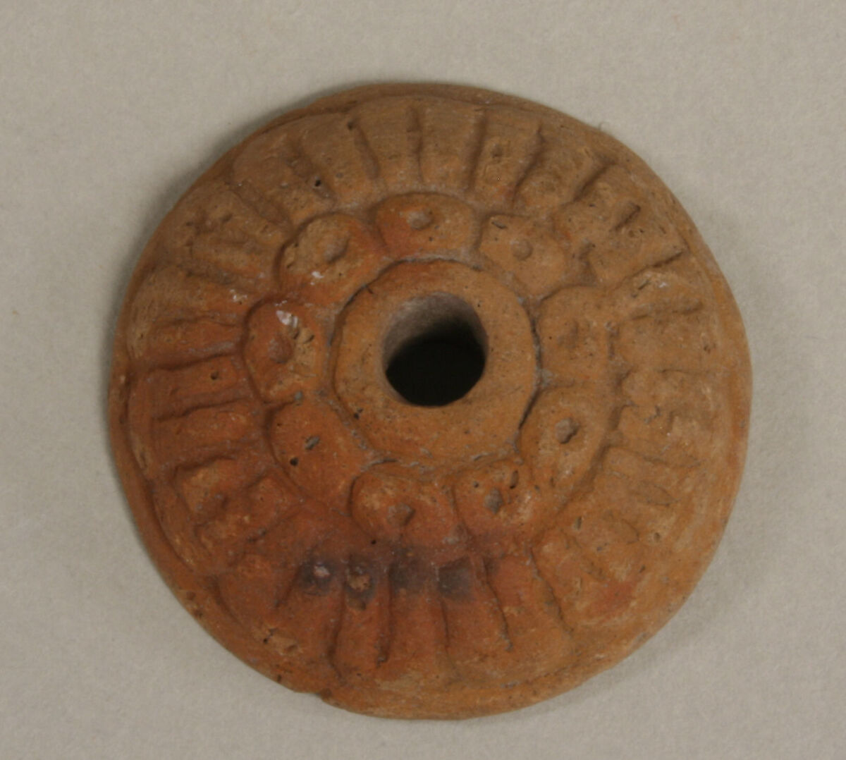 Spindle Whorl, Ceramic, Mexican 