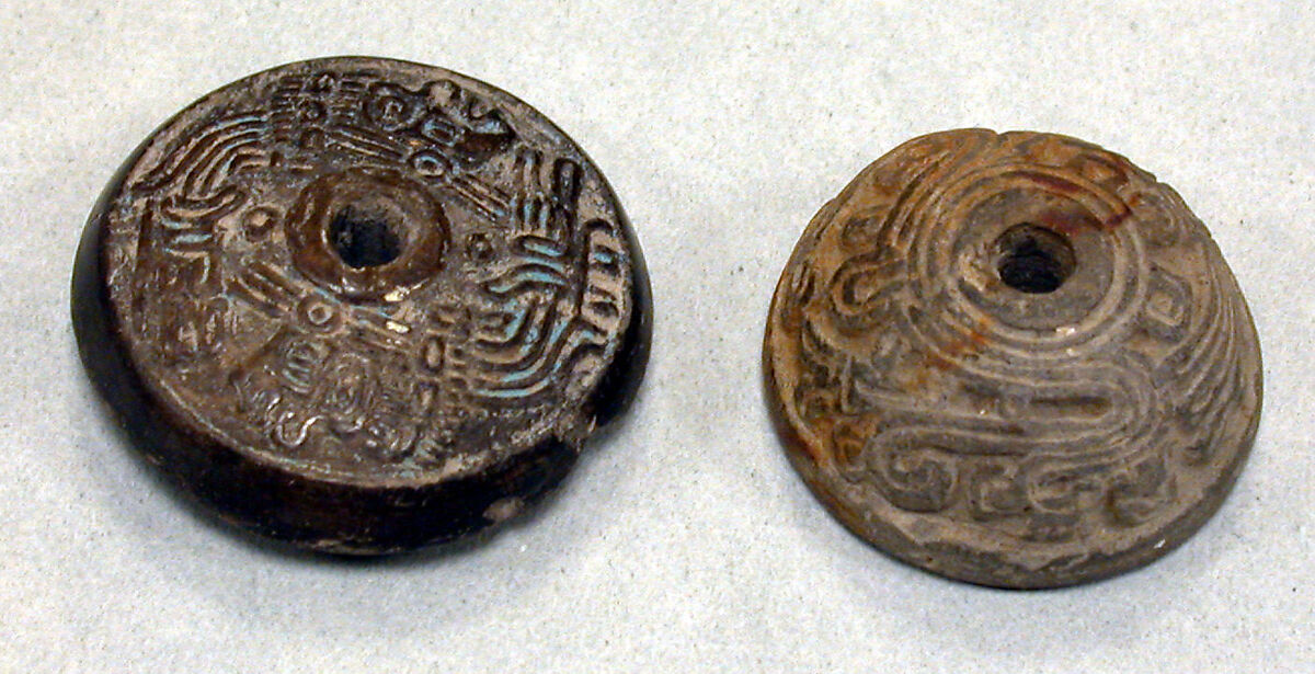 Spindle Whorl, Ceramic, Mexican
