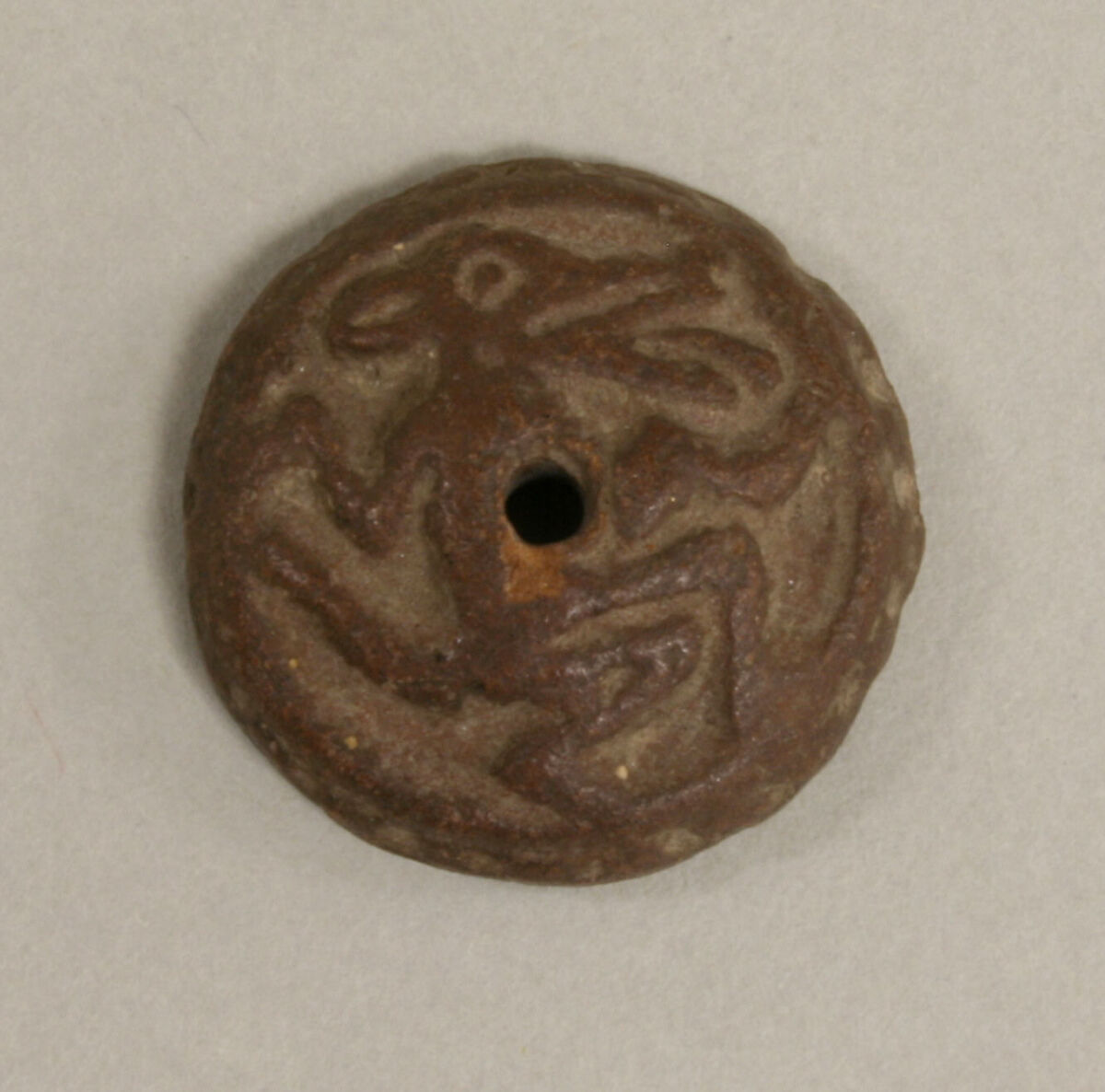 Spindle Whorl, Ceramic, Mexican 