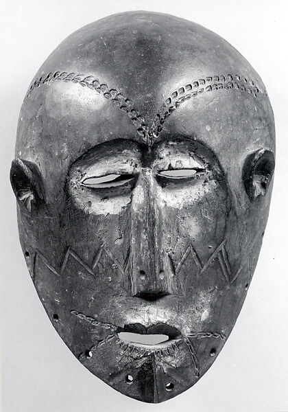 Mask, Wood, pigment, Ngbaka peoples