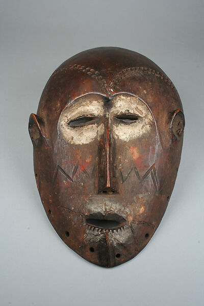 Mask, Wood, pigment, Ngbaka peoples 