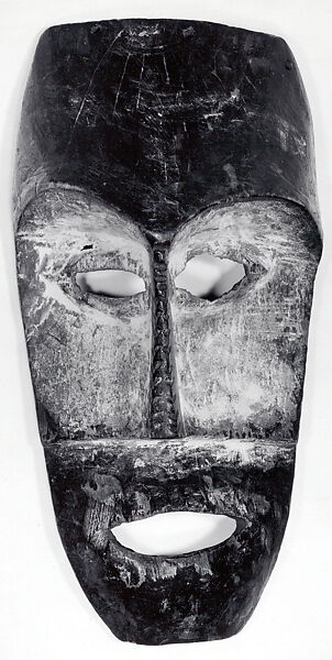 Bwami Mask (Idimu), Wood, pigment, Lega peoples