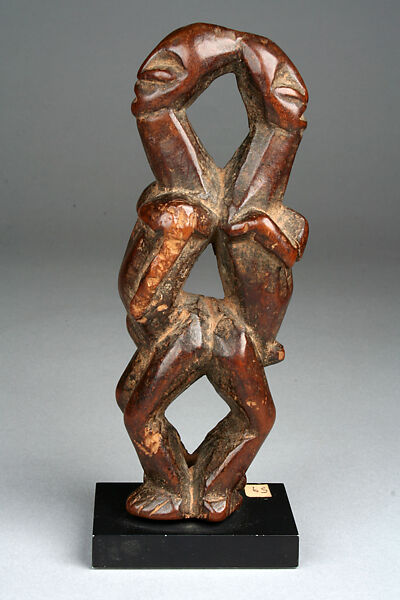 Double Figure, Wood, Bamileke 