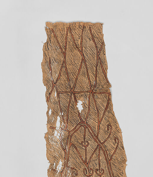 Loincloth, Barkcloth, pigment, East New Britain