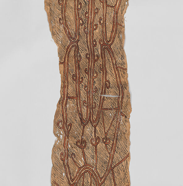 Loincloth, Barkcloth, pigment, East New Britain