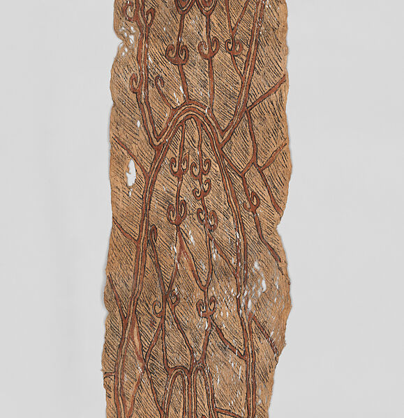 Loincloth, Barkcloth, pigment, East New Britain