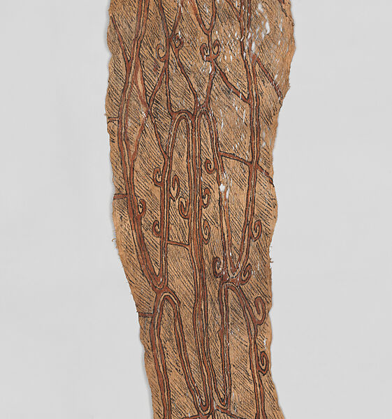 Loincloth, Barkcloth, pigment, East New Britain