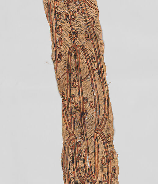 Loincloth, Barkcloth, pigment, East New Britain