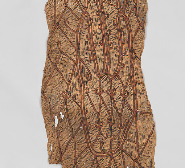 Loincloth, Barkcloth, pigment, East New Britain
