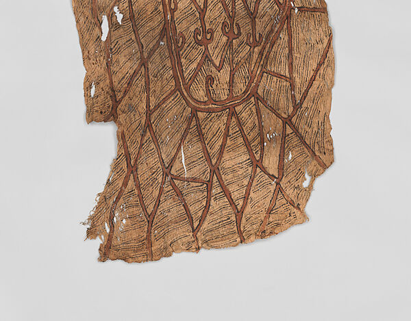 Loincloth, Barkcloth, pigment, East New Britain