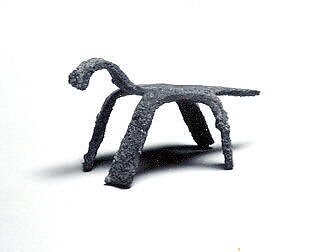 Zoomorphic Figure, Copper alloy, Mali 