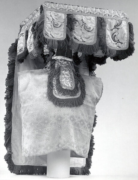 Masquerade Element: Headdress (Egungun), Cotton, wool, synthetic fibers, Yoruba peoples 