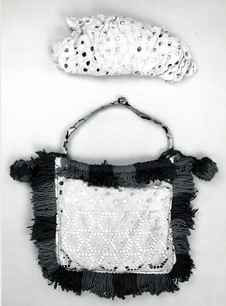 Masquerade Element: Pouch with Ritual Bundle (Egungun), Cotton, wool, synthetic fibers, Yoruba peoples 