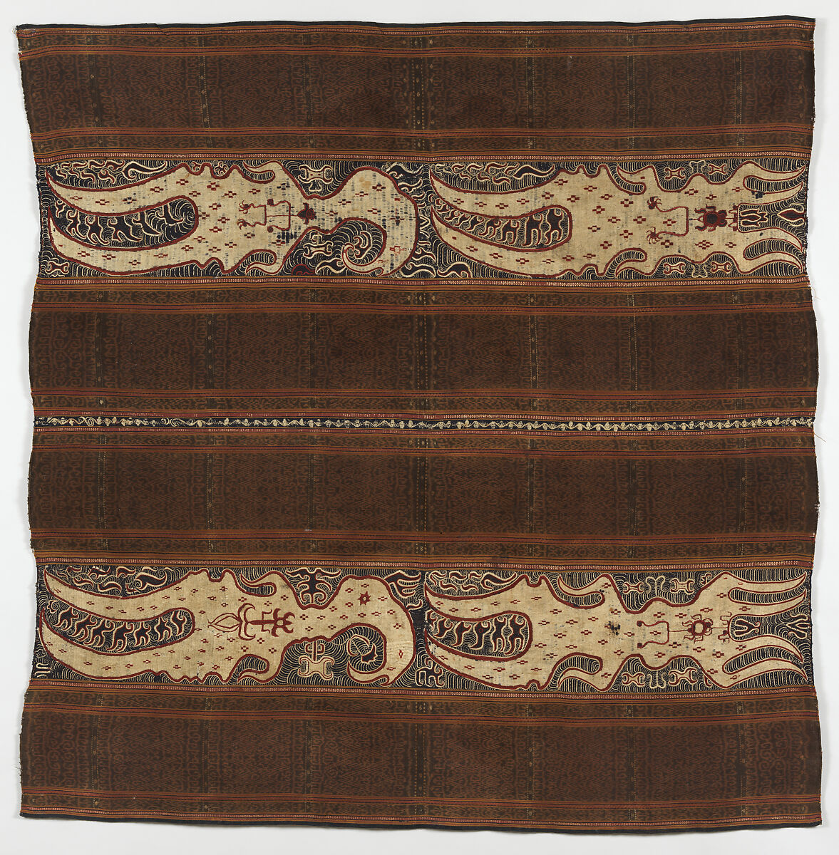 Woman's Ceremonial Skirt (Tapis), Lampung artist, Cotton, silk, Lampung