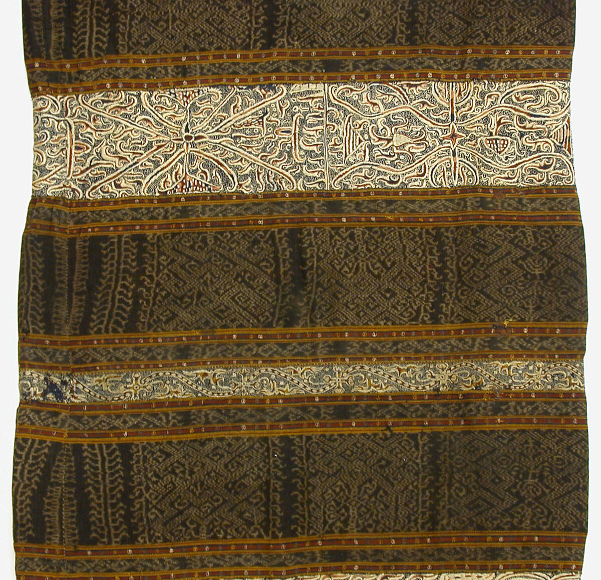 Woman's Ceremonial Skirt (Tapis), Cotton, silk, Lampung