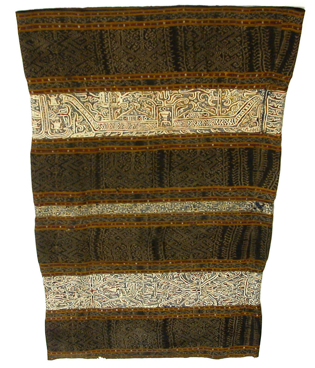 Woman's Ceremonial Skirt (Tapis), Cotton, silk, Lampung 