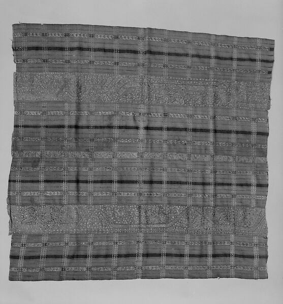 Woman's Ceremonial Skirt (Tapis), Cotton, gold wrapped thread, mica, Lampung