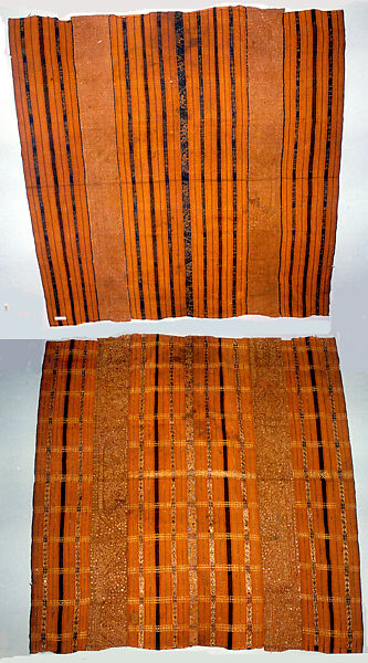 Woman's Ceremonial Skirt (Tapis), Cotton, gold wrapped thread, mica, Lampung 