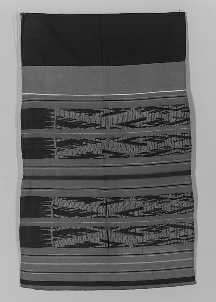Skirt, Cotton, bast fiber, silk, Kenyah or Kayan peoples