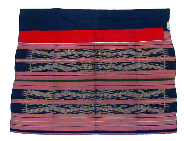 Skirt, Cotton, bast fiber, silk, Kenyah or Kayan peoples 