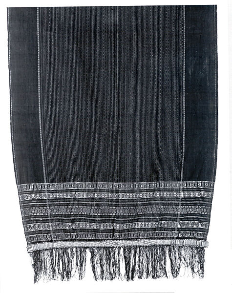 Shoulder Cloth (Ragi hotang), Cotton, Toba Batak people 