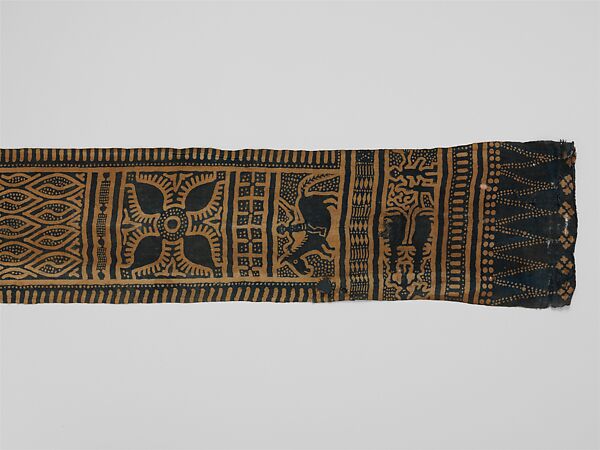 Ceremonial Banner or Wrapper (Sarita), Cotton, Toraja people